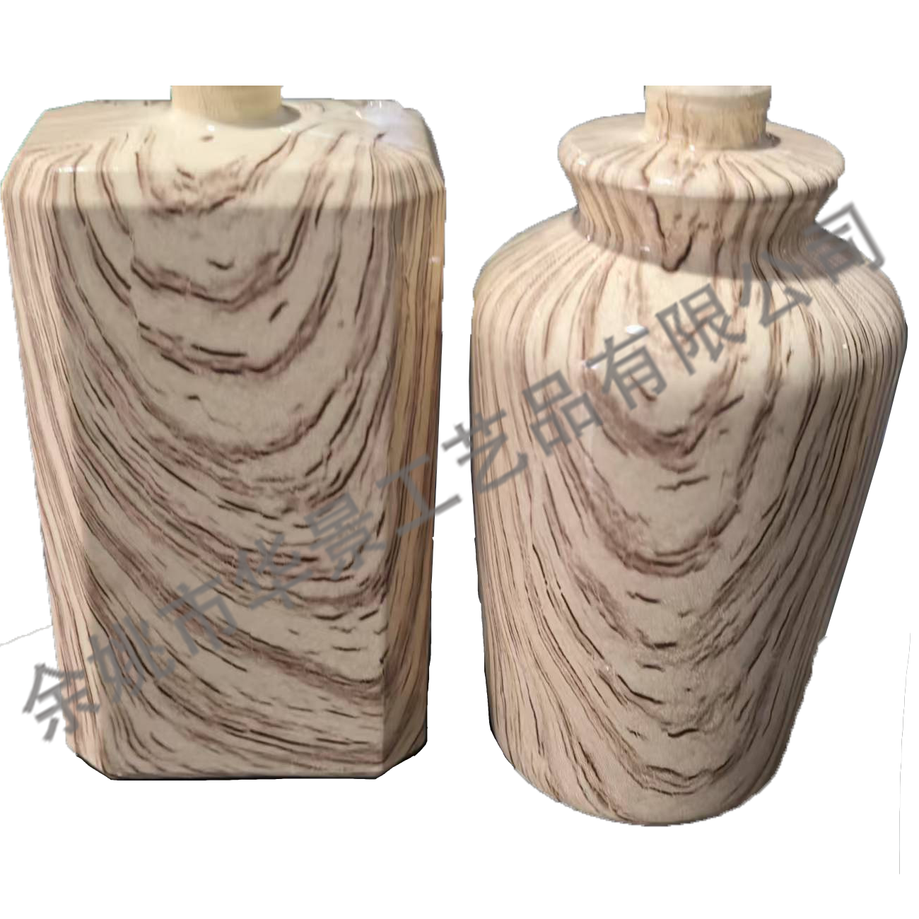 水壶罐表面木纹处理